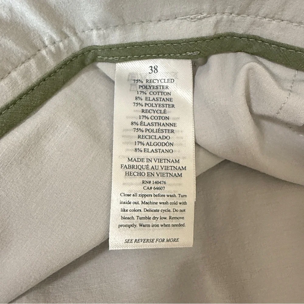 Faherty Men’s All Day 9” Shorts | Ice Grey | Size 38”